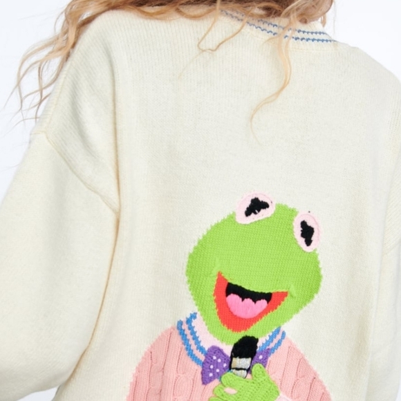 Zara | Sweaters | Zara Kermit Muppets 